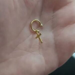Brinco Fake Margarete Banhado o Ouro